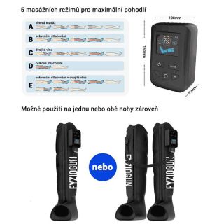 🦵💨 Kompresní kalhoty pro dokonalou regeneraci nohou Dopřej svým nohám péči, jakou znají profesionální sportovci. Masážní...