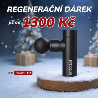 🎁 Regenerační dárek už od 750 Kč! Masážní pistole Fyziogun je skvělým vánočním dárkem pro sportovce, lidi se sedavým...